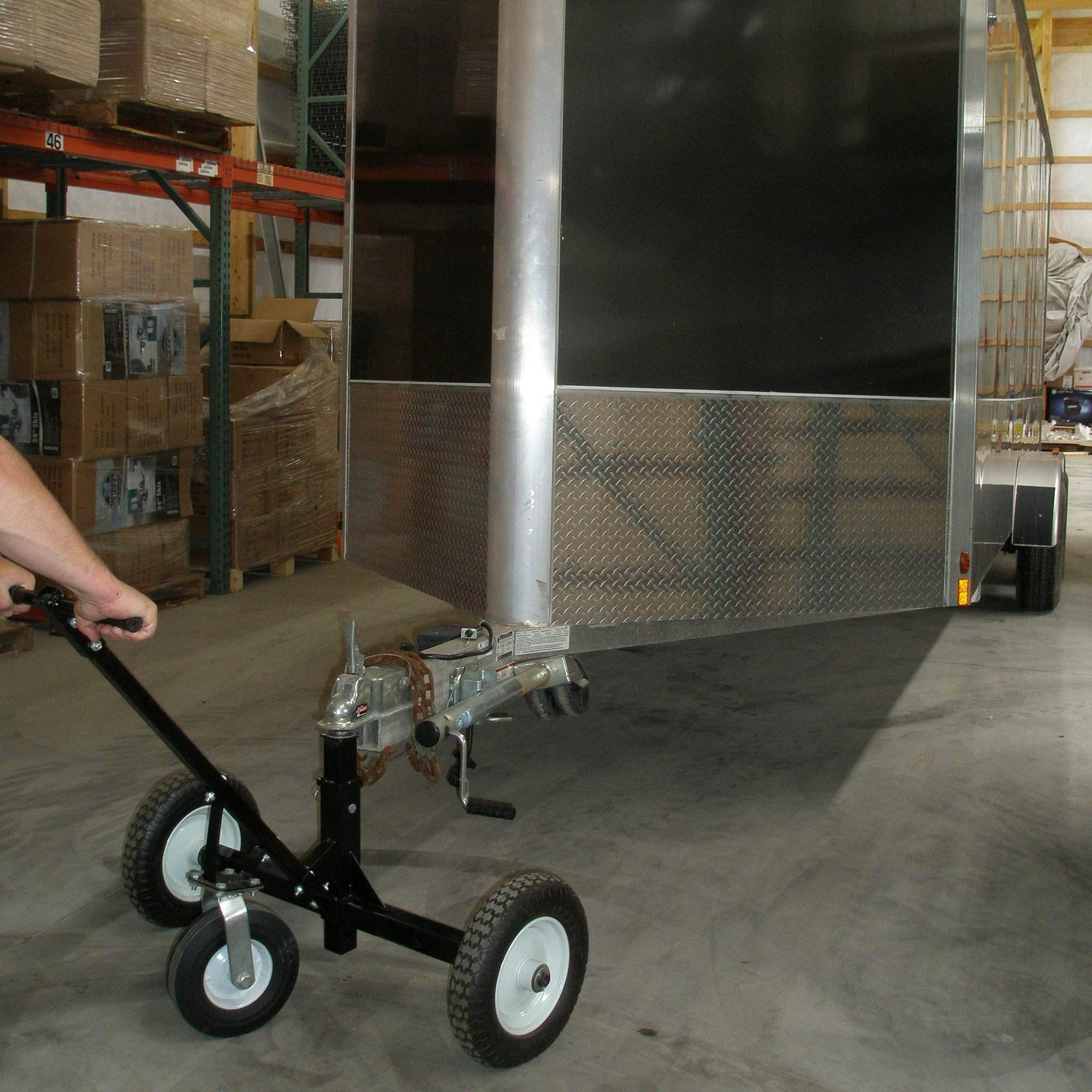 Heavy-Duty Adjustable Steel Trailer Dolly with 16