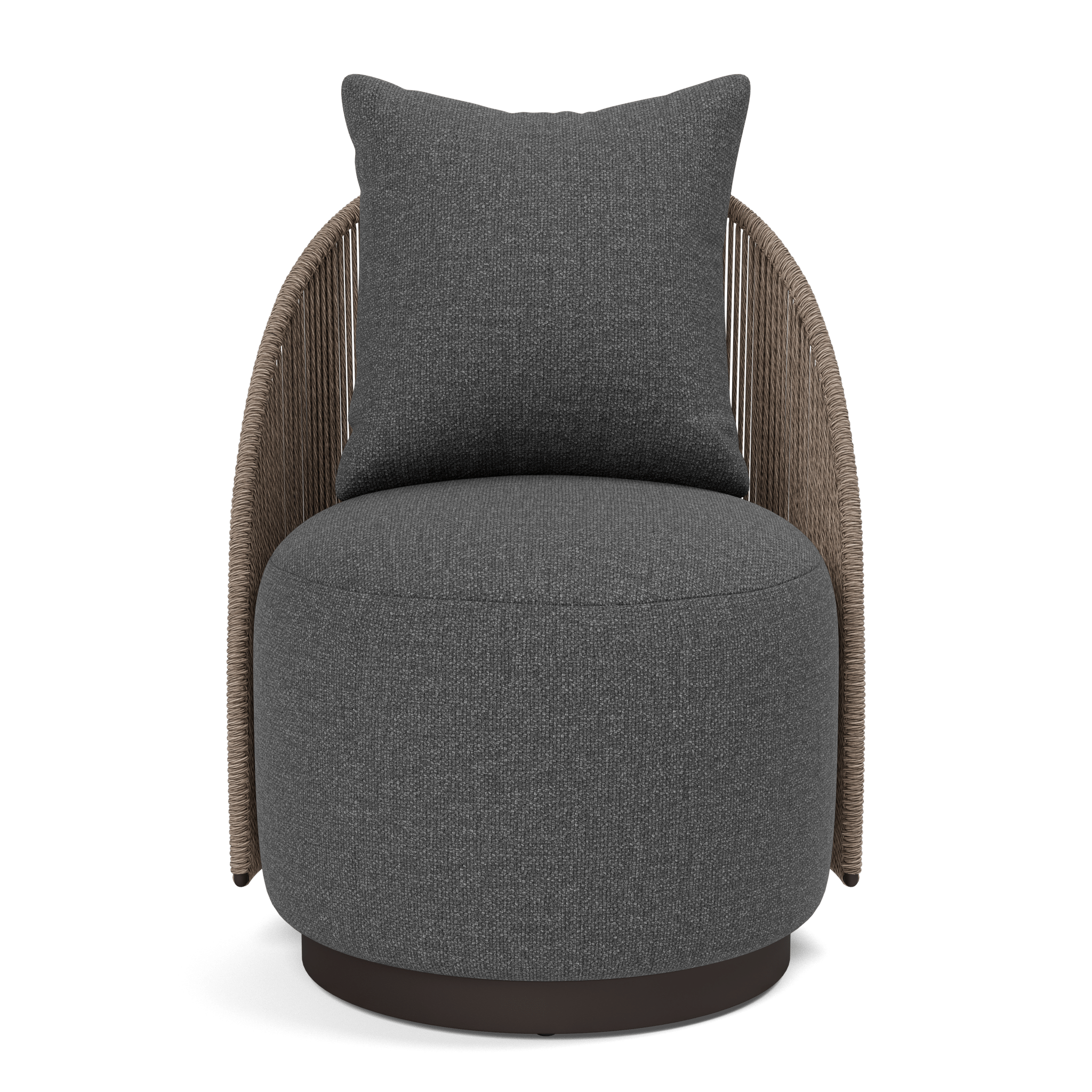 Milan Swivel Dining Chair - Modern Upholstered Kitchen Counter Stool with 360° Rotation - Perfect for Dining Room, Kitchen Island, Bar & Breakfast Nook
