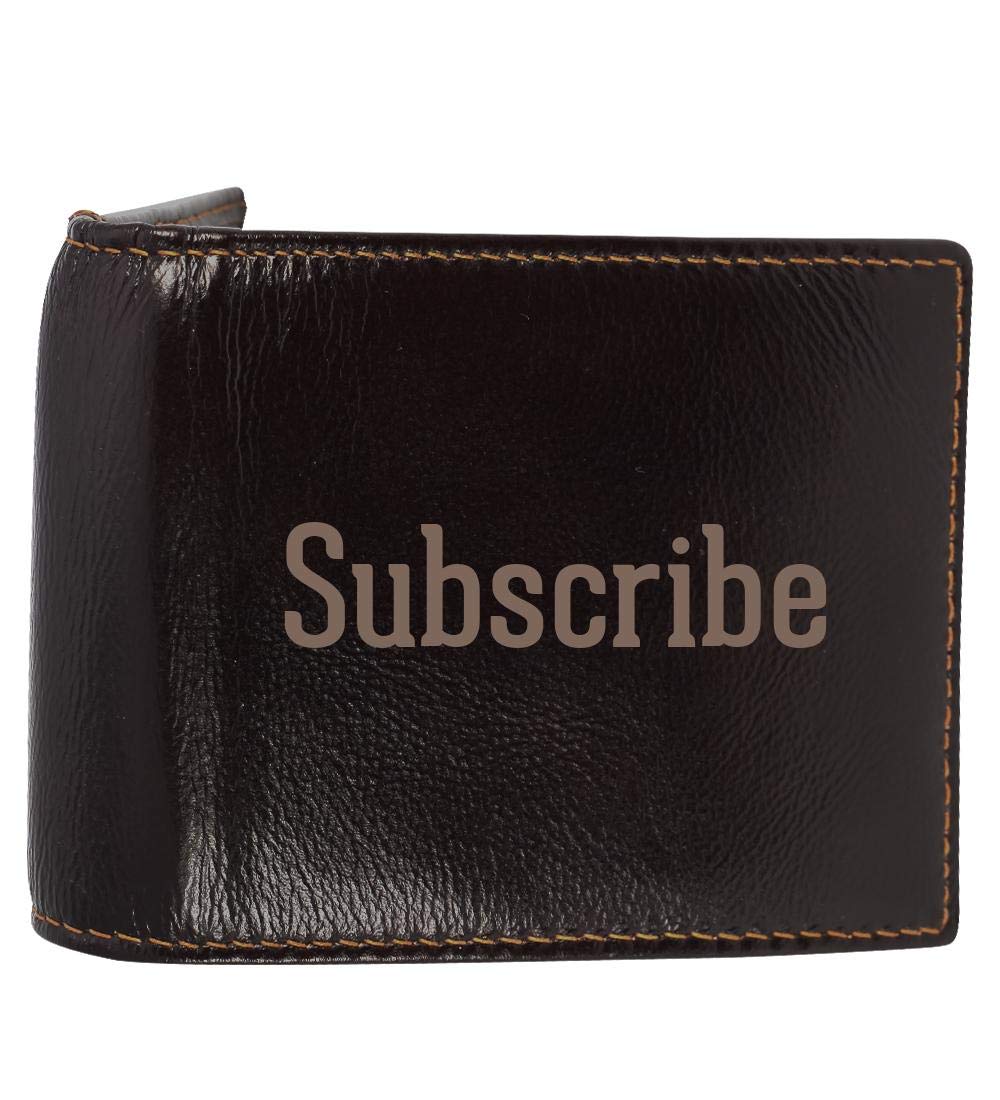 Genuine Engraved Soft Cowhide Bifold Leather Wallet for Men - Personalized Name & Initials - Perfect Gift for Dad, Husband, Boyfriend - Everyday Carry & Special Occasions