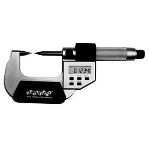 Precision Digital Electronic Point Micrometer - 0.001mm Accuracy for Jewelry, Watchmaking & Engineering Measurements | Perfect for Small Parts, Gems & Delicate Components