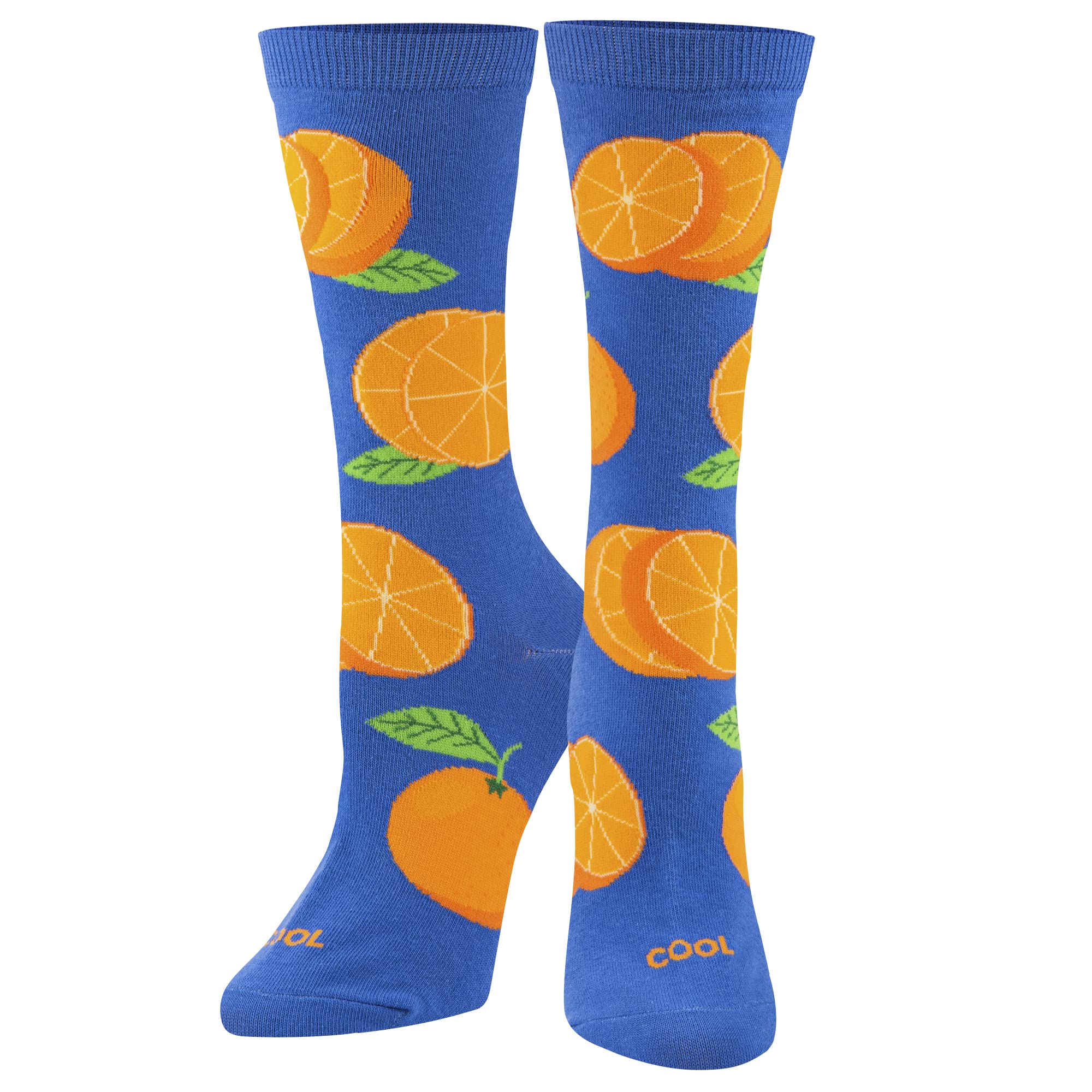 Fun Fruit Print Crew Socks for Women - Cute & Comfortable for Daily Wear