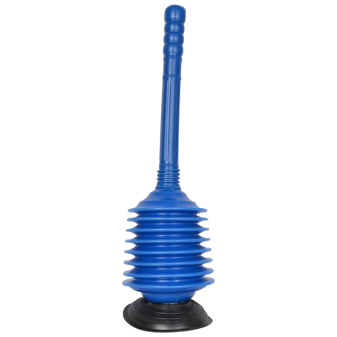 Ruilogod Powerful Drain Cleaner Pump - High Suction Toilet Plunger in Blue | Ideal for Clogged Sinks, Showers & Bathtub Drains