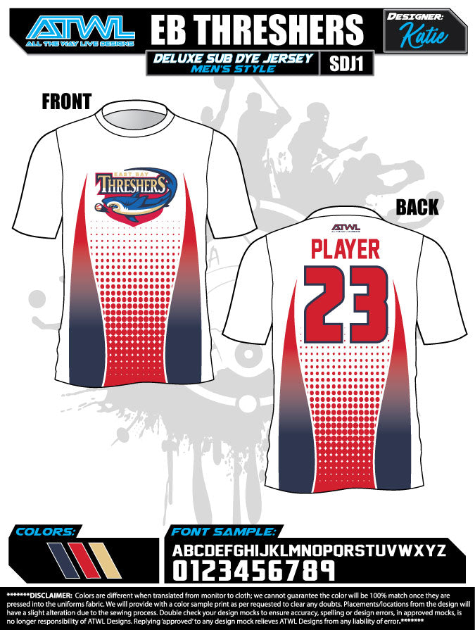 East Bay Fall League Men's Sublimated Basketball Jerseys - Custom Team Uniforms for Basketball Tournaments & Streetwear Fashion