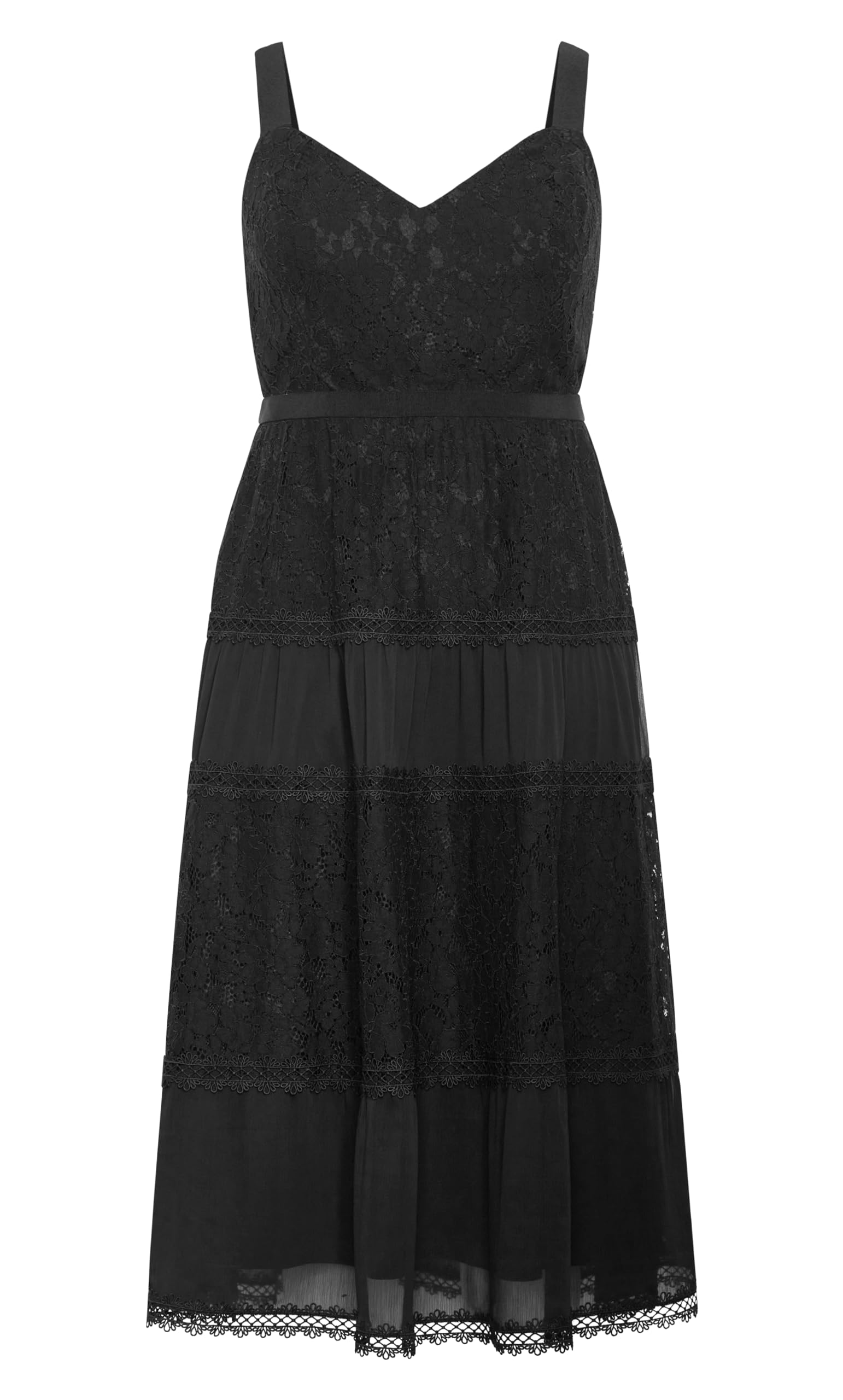 Plus Size Rosalyn Lace Dress for Women - Elegant Floral Embroidery Formal & Wedding Guest Dress - Perfect for Parties, Cocktail Events & Special Occasions