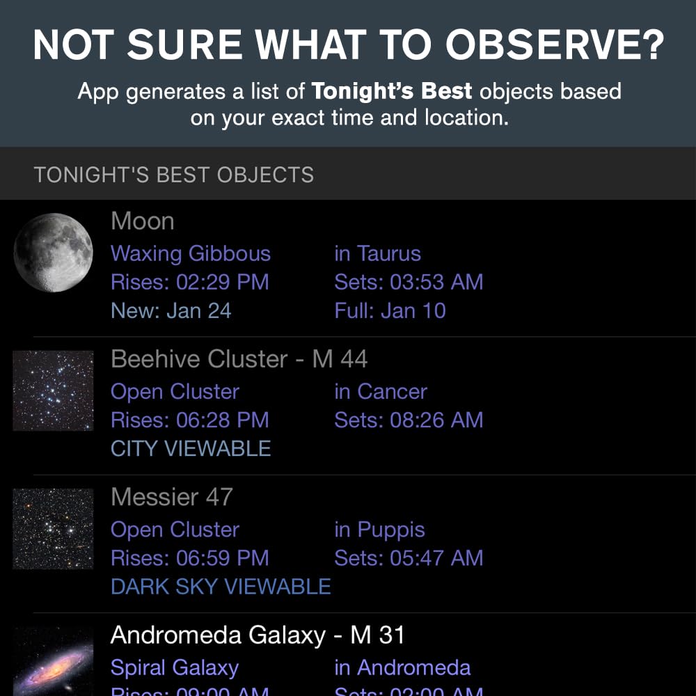 Celestron StarSense Explorer 130mm Tabletop Dobsonian Telescope with Smartphone App - Find Planets, Nebulae & Galaxies Easily - Compatible with iPhone & Android - Perfect for Backyard Stargazing & Astronomy Beginners