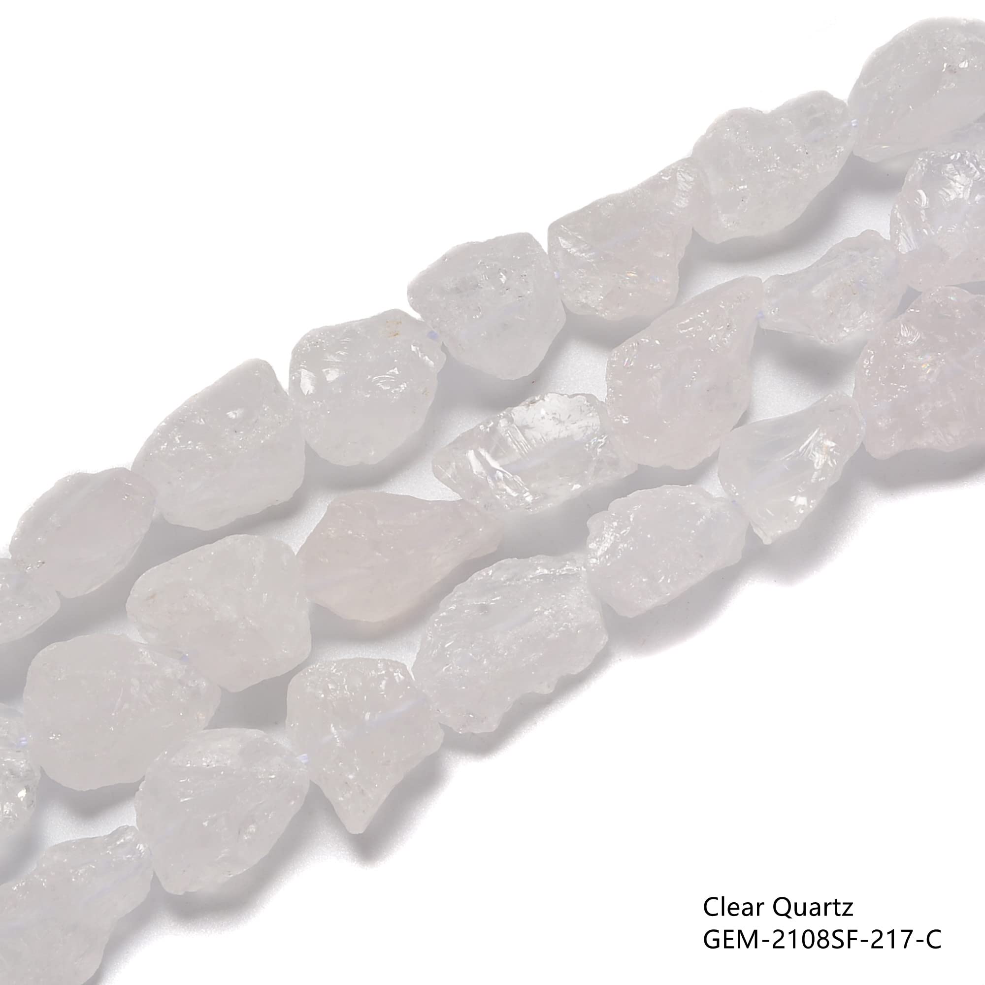 JM Design Natural Citrine Rough Nugget Beads 15-20mm, 15.5