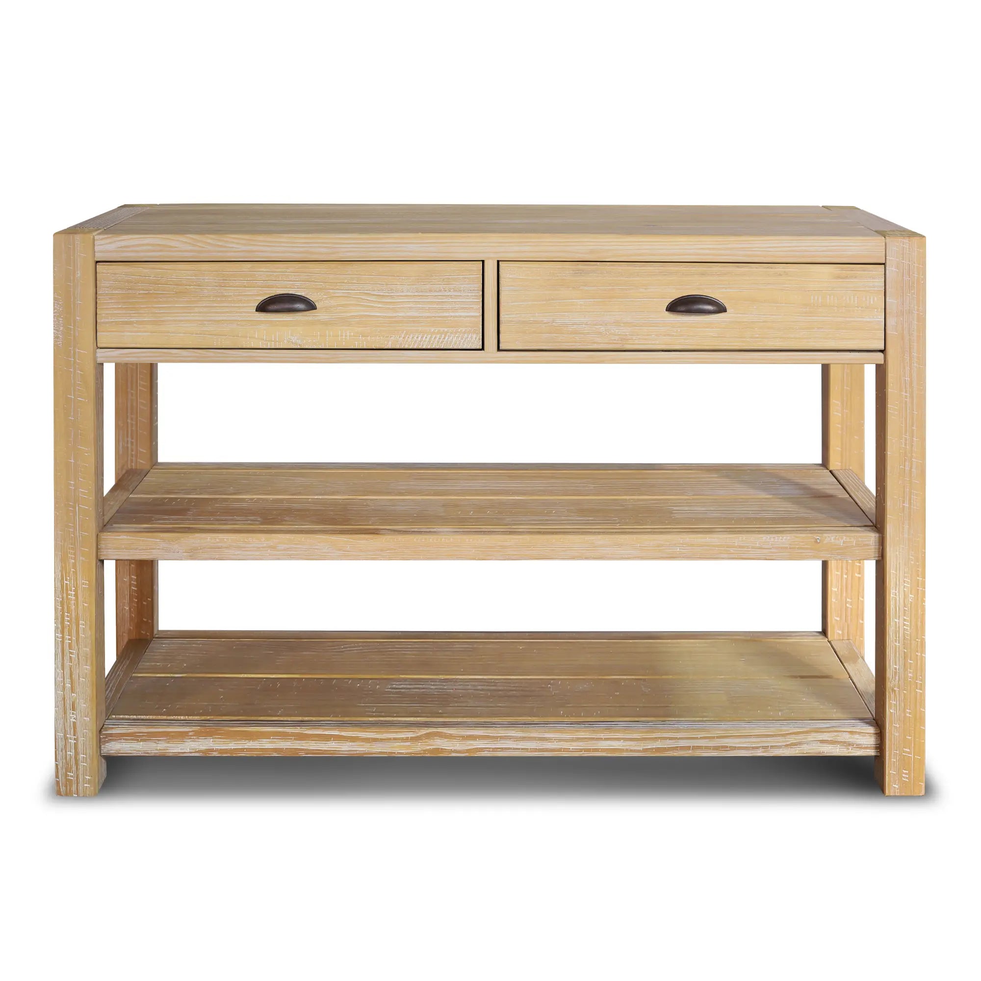 Montauk Console Table - Modern Entryway Sofa Table with Storage Shelf | Perfect for Hallway, Living Room & Bedroom Decor