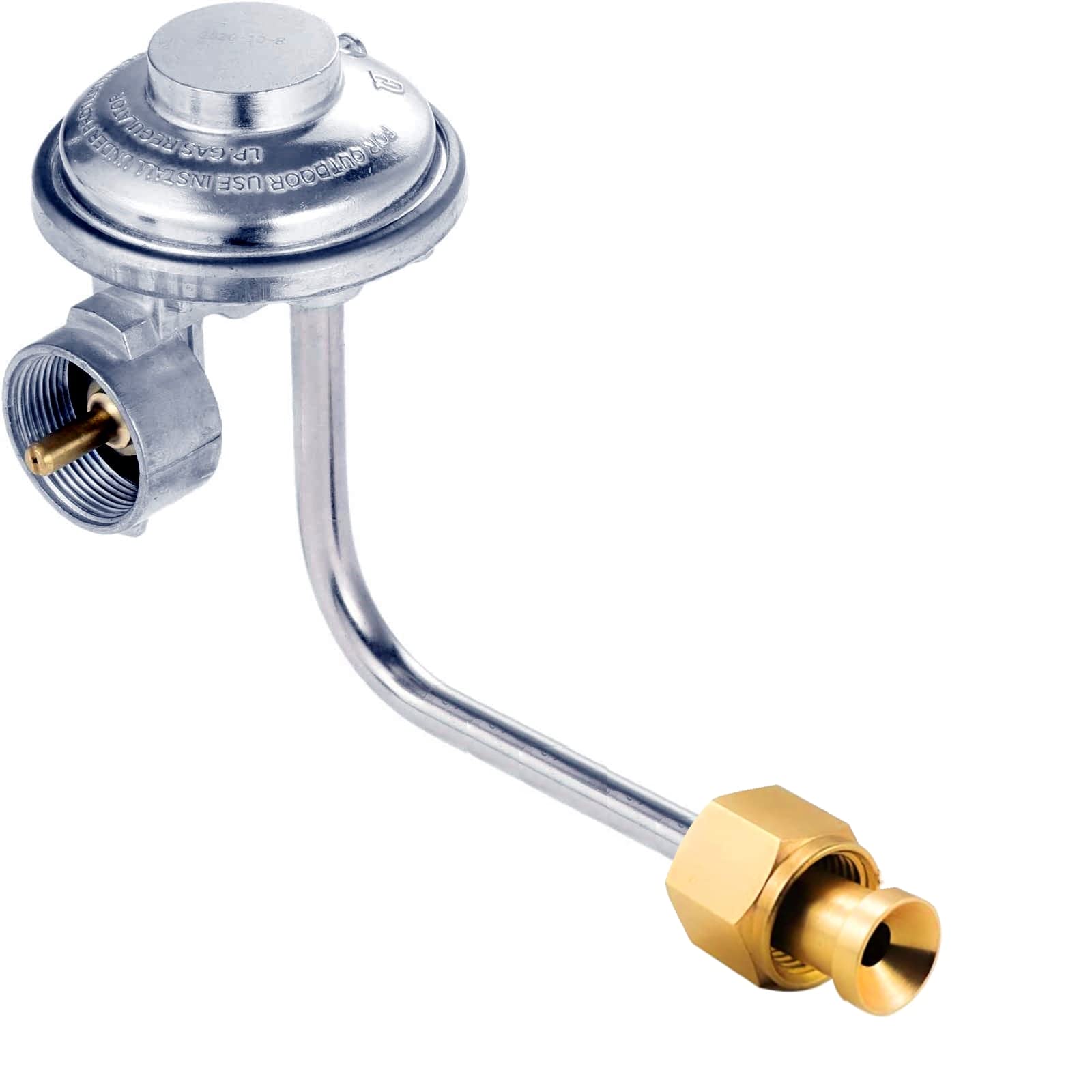 MCAMPAS Low Pressure Propane Regulator for 1 LB Tank - 3/8