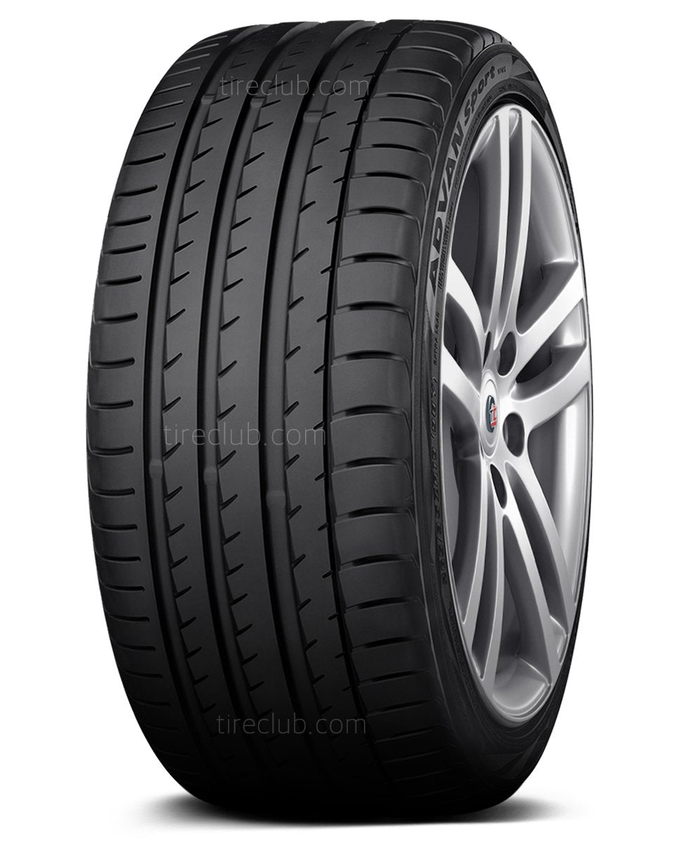 Yokohama Advan Sport V105 195/50R16 84V High Performance Tires - Perfect for Sports Cars and High-Speed Driving