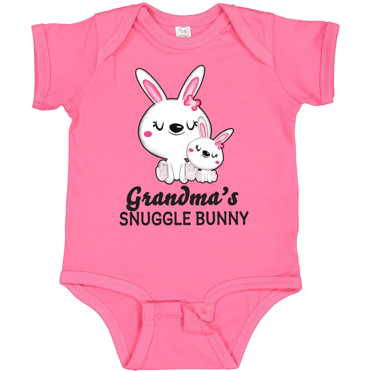 Inktastic Grandma's Snuggle Bunny Easter Baby Bodysuit - Cute Easter Outfit for Infants & Newborns - Perfect for Easter Photos, Family Gatherings & Holiday Celebrations