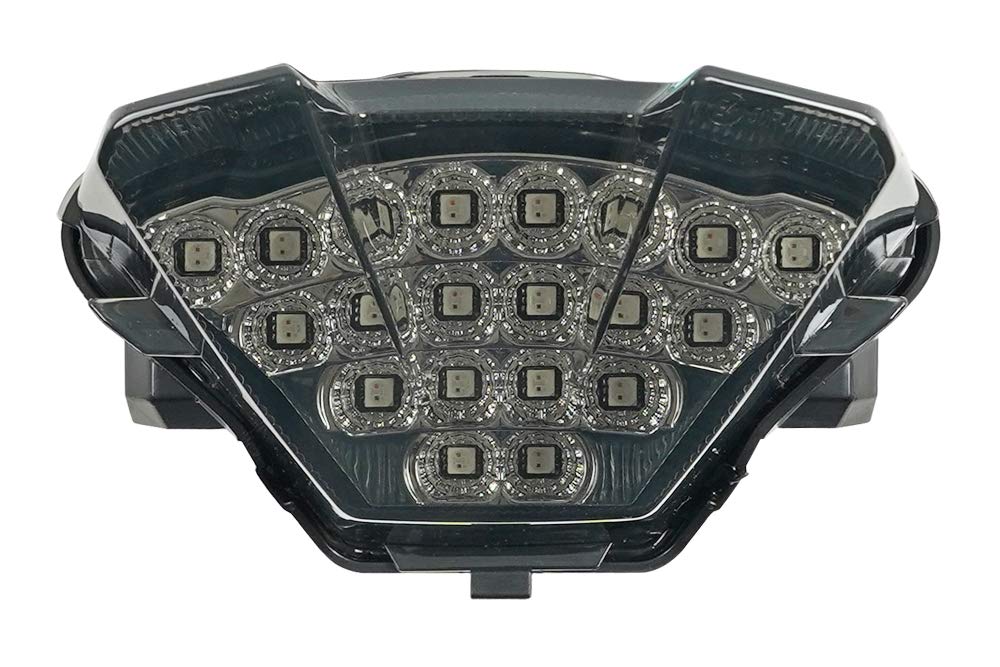 Smoke Lens Sequential LED Tail Lights for 2018-2020 Yamaha MT-07 - High Visibility & Custom Style for Night Riding & Urban Commuting