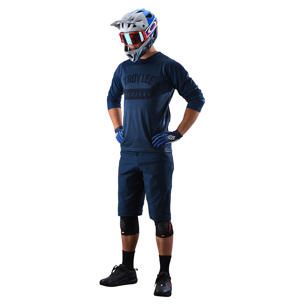 Ruckus Short with Liner - Solid Dark Slate Blue Men's Swim Trunks for Beach, Pool, and Vacation Wear