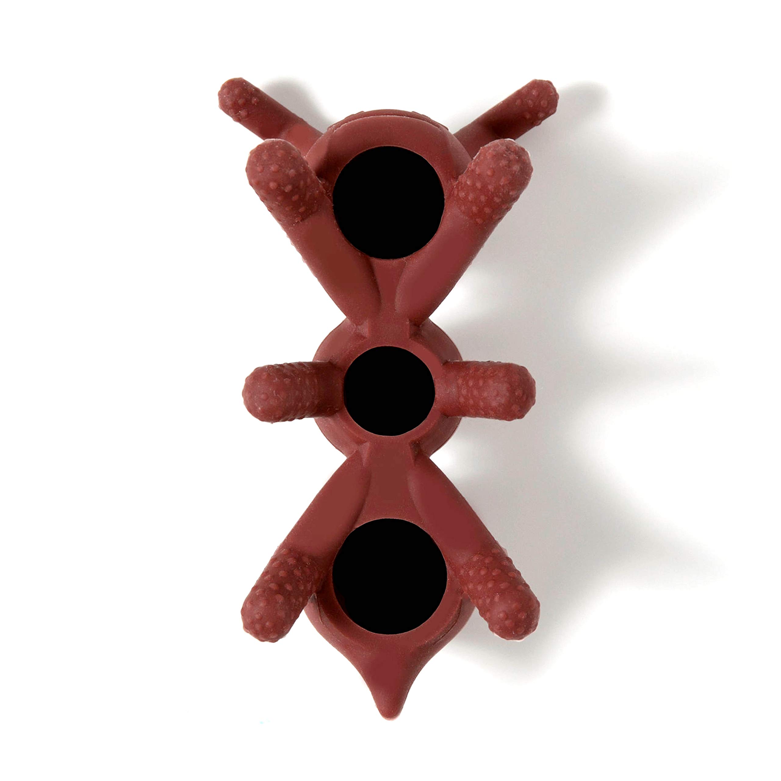 Doddle & Co. The Chew Teether with Poppable Bubbles - Baby Teething Toy for Toddlers & Newborns | Soothing Gum Relief, Easy Grip & Oral Development | Sensory Fidget Toy for Infants | Pack of 2 (Ant + Rain) | Perfect for On-the-Go, Playtime & Teething Relief