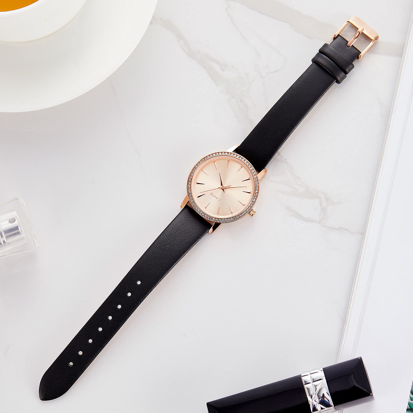 Elegant TIME100 Women's Watches - Slim Minimalist Analog Quartz Watch with Leather Band, Waterproof & Casual Dress Design | Perfect for Office, Daily Wear & Special Occasions
