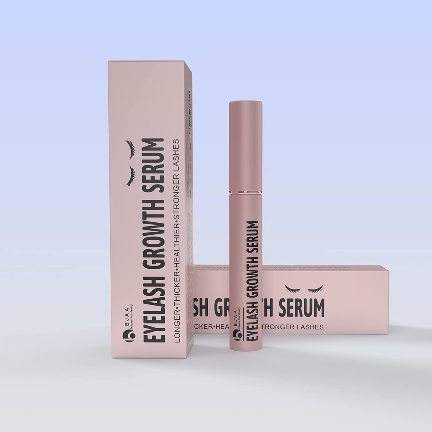Premium Eyelash Growth Serum for Longer, Thicker Lashes - Natural Lash Enhancer with Biotin & Keratin - 3ml Mascara Tube for Easy Application - Perfect for Daily Use & Special Occasions
