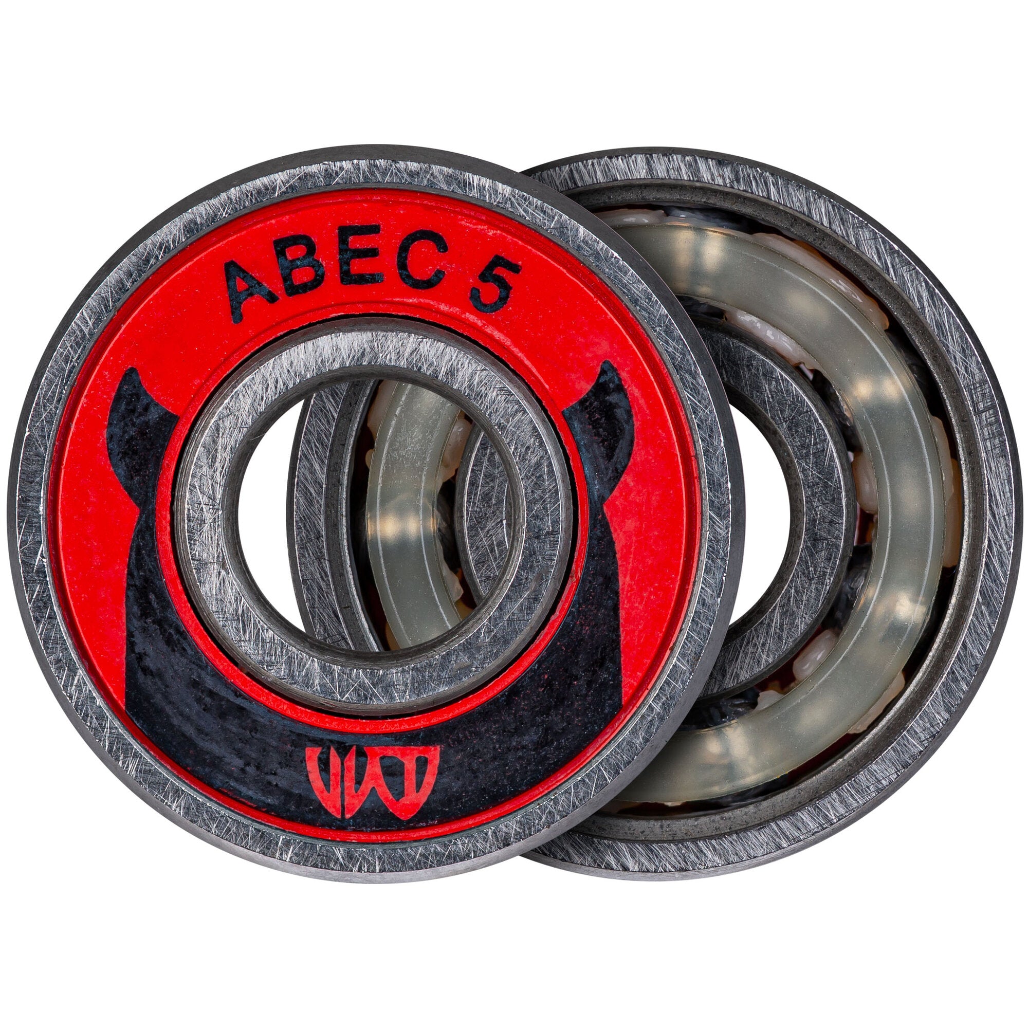 High-Speed ABEC 5 Chrome Bearings - Precision Skateboard & Longboard Bearings (8-Pack) - Perfect for Smooth Rolling, Speed Performance & Outdoor Sports