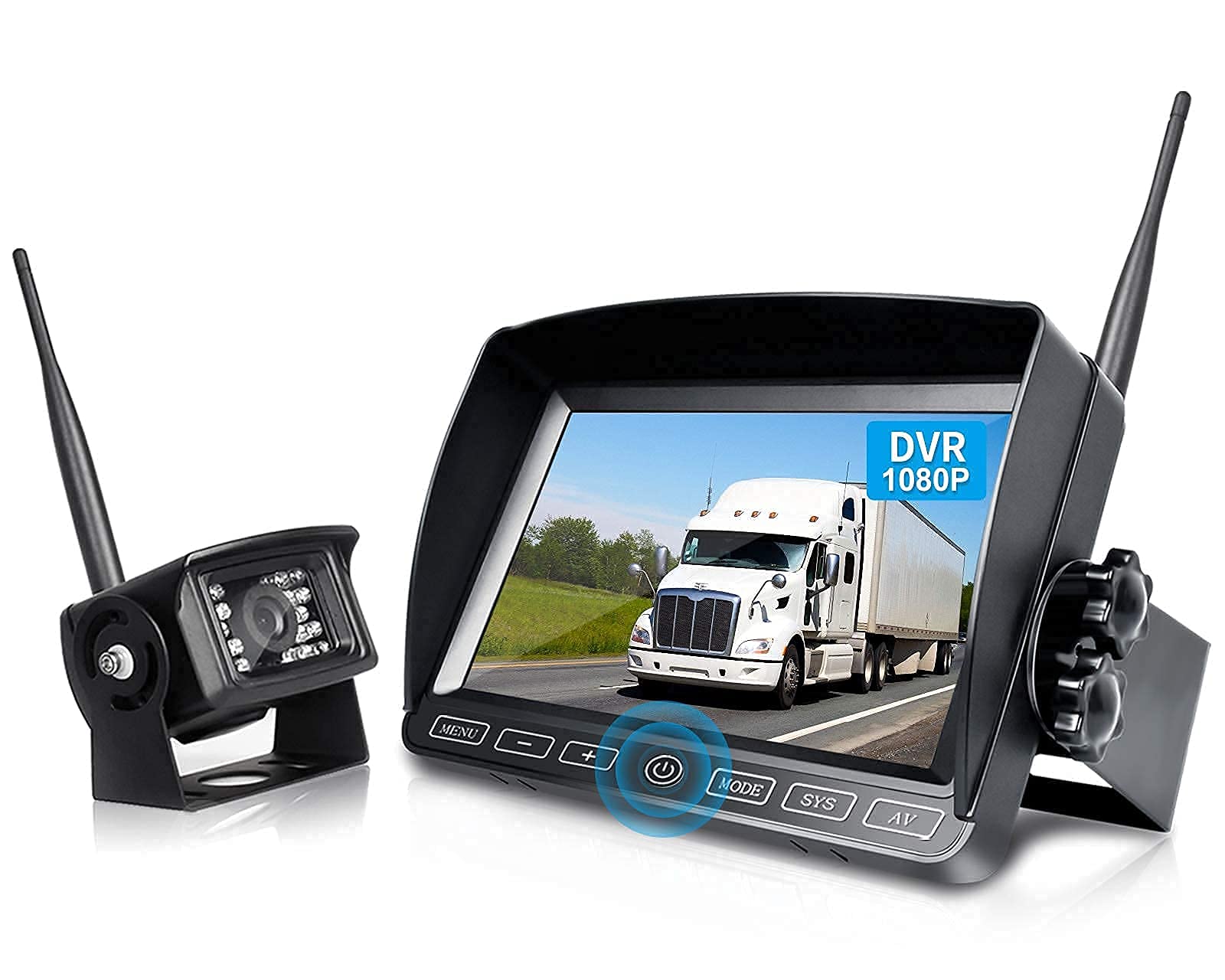 B701 II 1080P HD Wireless Backup Camera with W01 Digital Monitor - Waterproof Truck RV Trailer Rear View Camera System for Safe Parking & Reversing