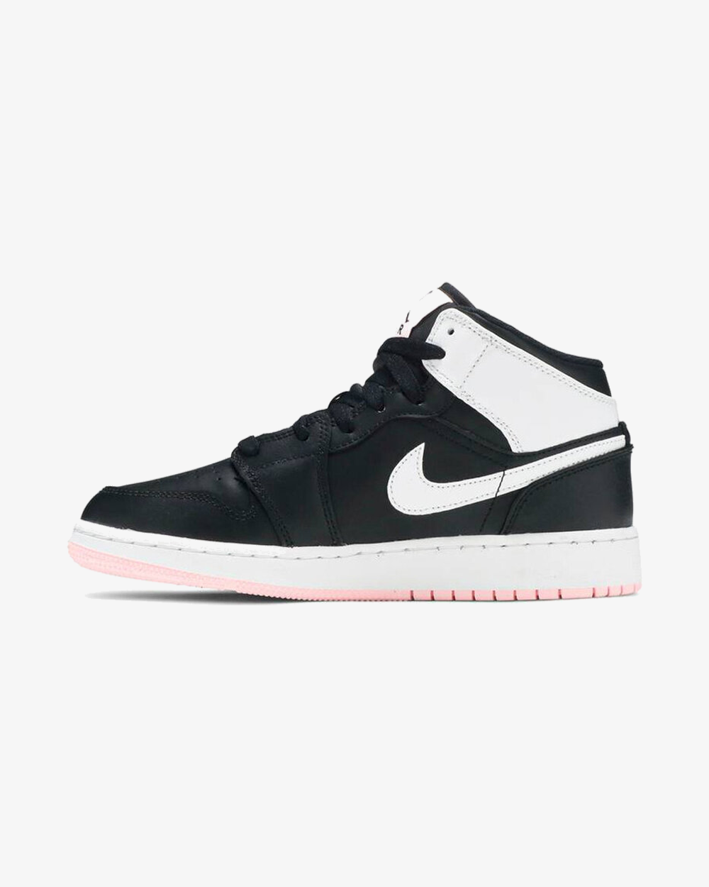 Nike Air Jordan 1 Mid GS Arctic Punch Pink Black Basketball Shoes for Women & Girls - New Release for Casual Wear, Street Style & Sneaker Collection