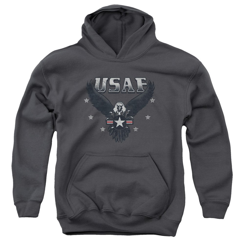 Nike Air Force Youth Pullover Hoodie - Boys' & Girls' Fleece Sweatshirt for School, Sports & Casual Wear
