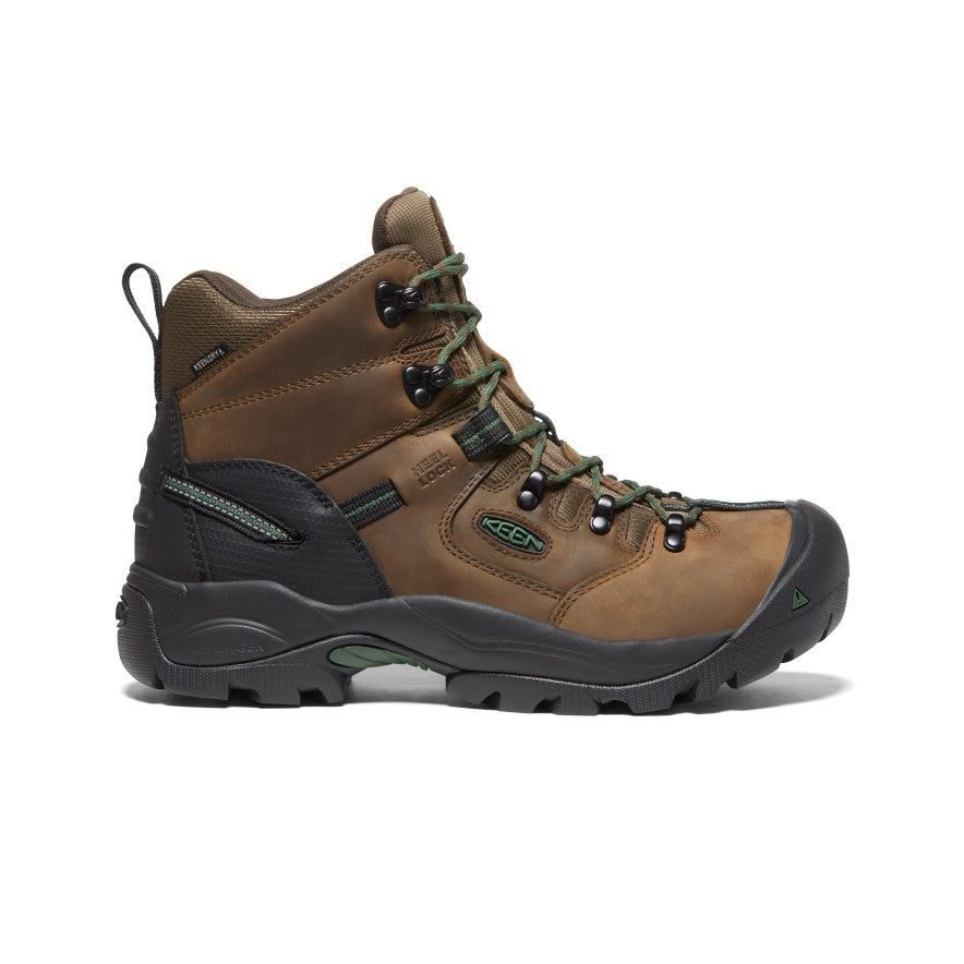 Men's Pittsburgh Energy 6 Waterproof Work Boot with Carbon Toe - Cascade Brown/Greener Pastures - Durable Safety Boots for Construction, Hiking & Outdoor Work