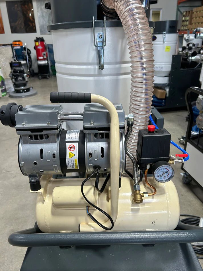 110V Single Phase Turbine Vacuum Pump - High Efficiency for Industrial, Laboratory, and Home Use