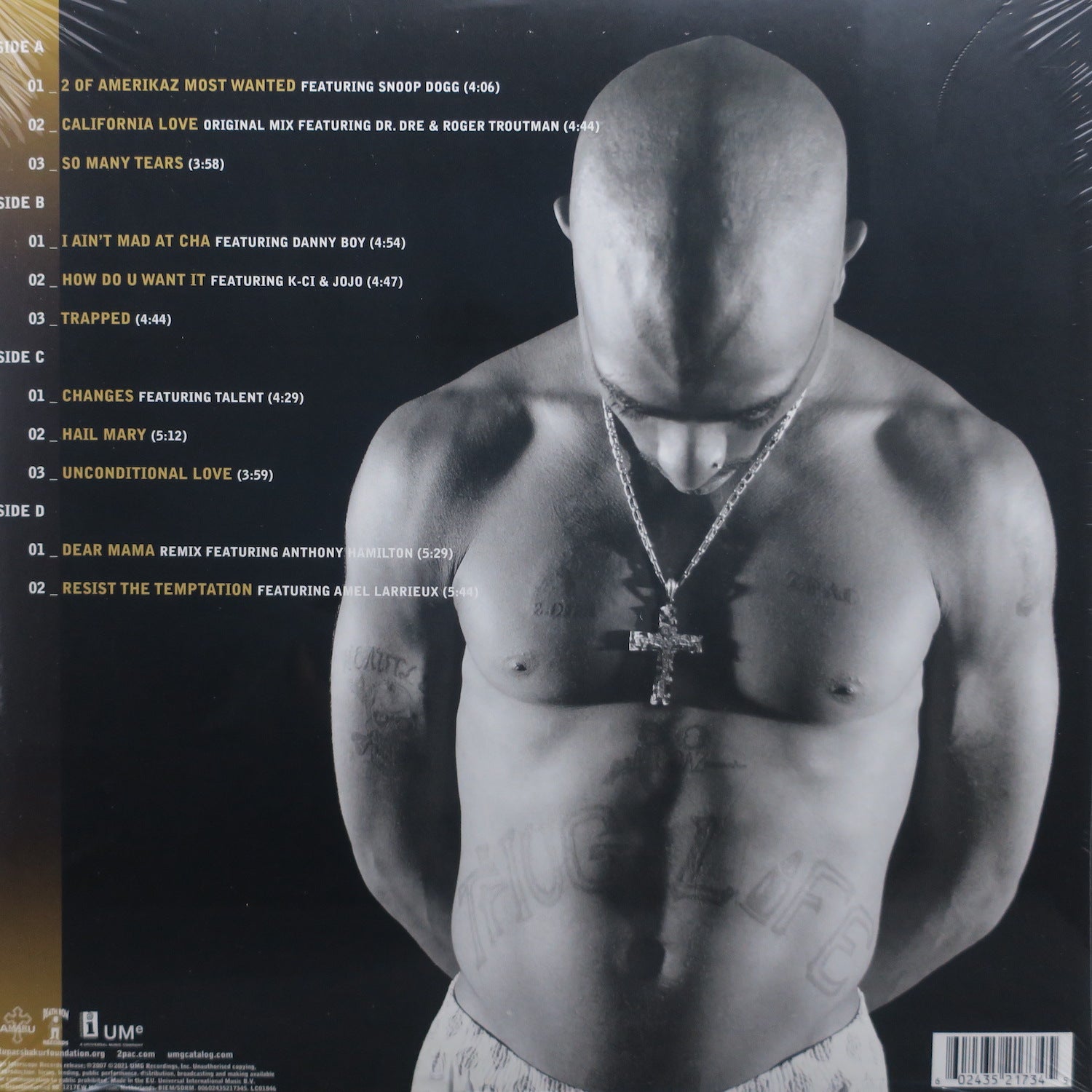 2Pac 'Best Of 2Pac Part 1: Thug' Vinyl Record 2LP - Limited Edition Hip Hop Music for Collectors & Home DJs
