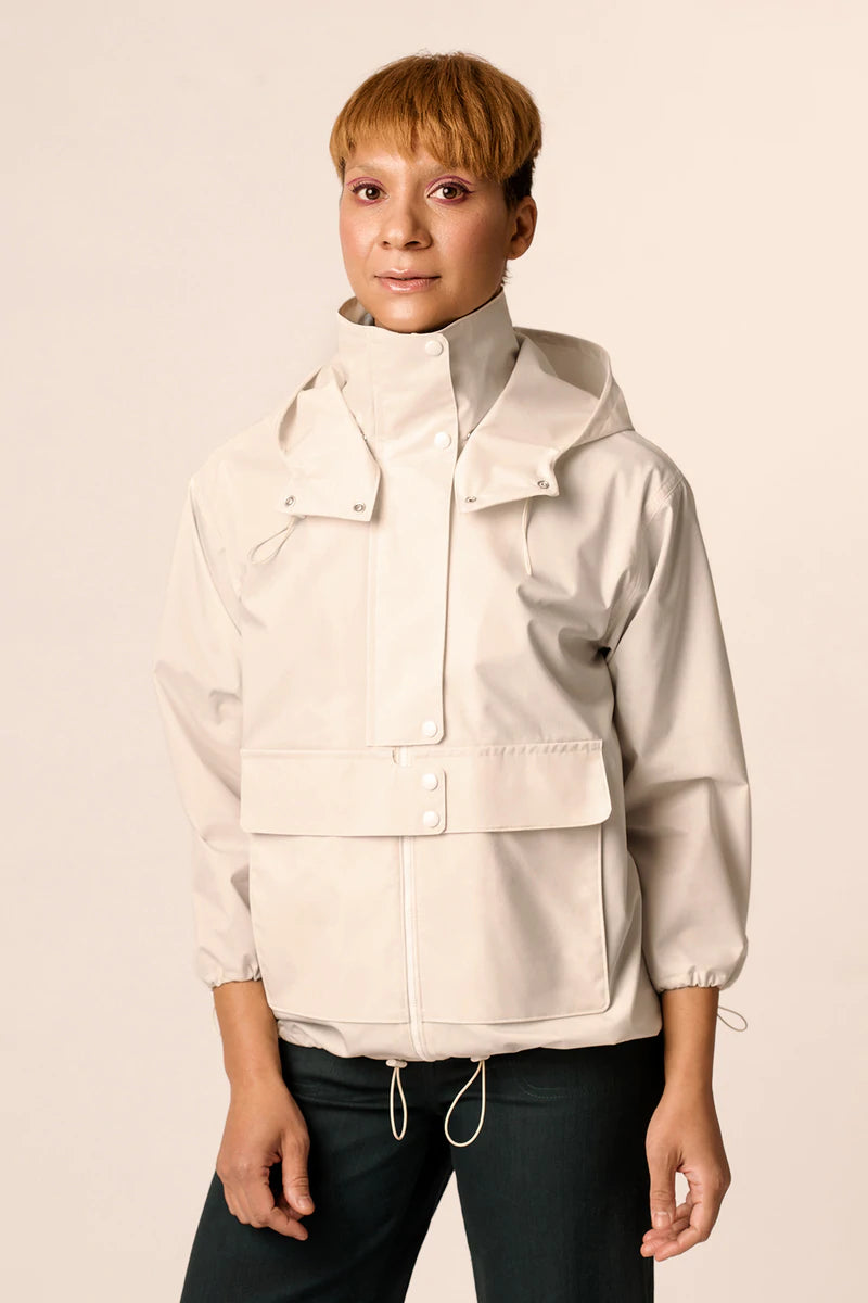 Sirkka Hooded Jacket for Women - Lightweight Waterproof Windbreaker with Pockets - Perfect for Hiking, Camping & Outdoor Adventures