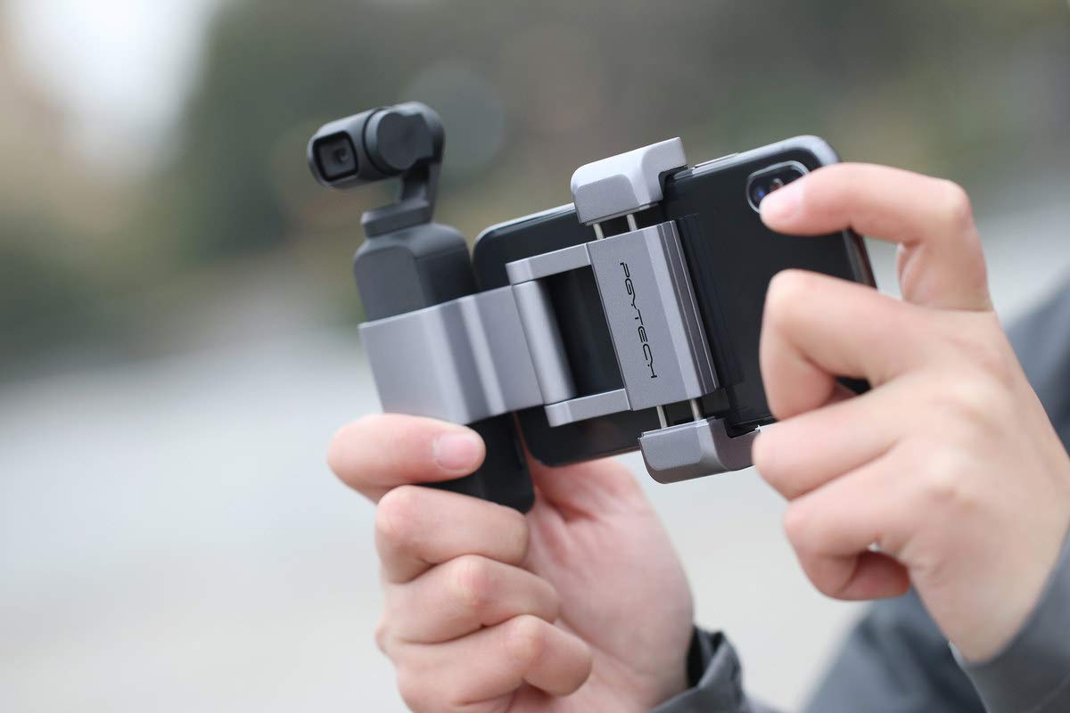 DJI OSMO Pocket Phone Holder+ - Genuine Wireless Module Expansion Controller, Wheel Camera Hand Wrist Strap Smartphone Adapter | Compatible with DJI OSMO Pocket Accessories | Perfect for Vlogging, Travel & Action Photography