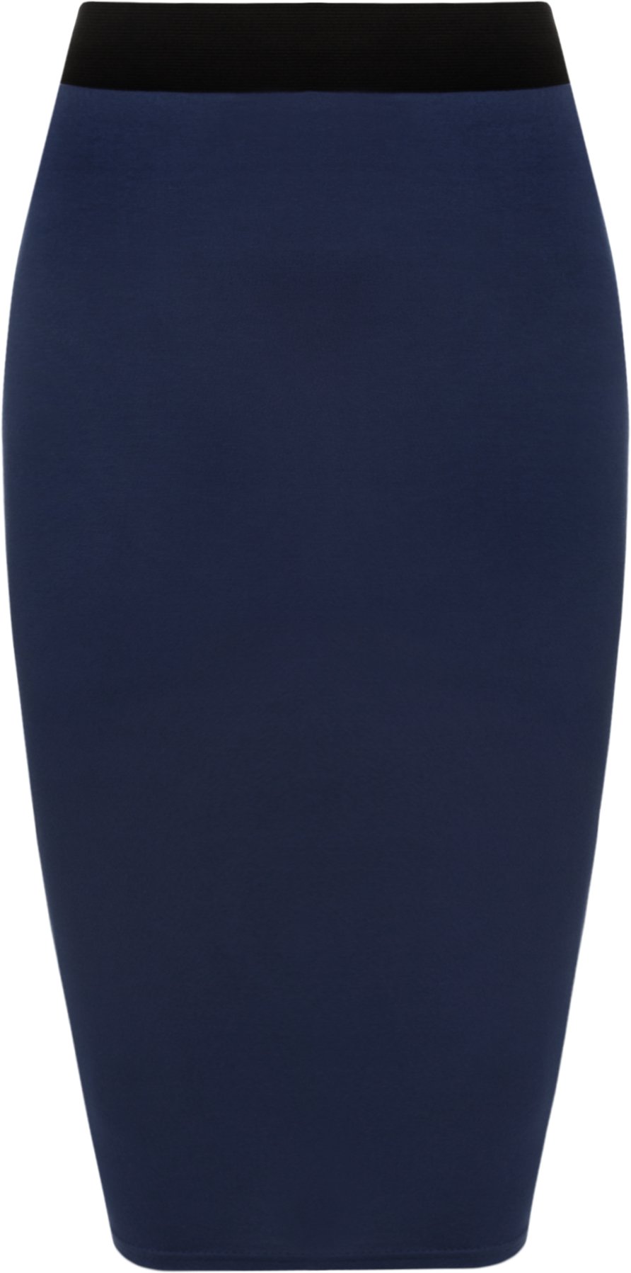 WearAll Plus Size Women's Stretchy Jersey Knee-Length Skirt (Sizes 12-22) - Comfortable Casual Skirt for Work, Church & Everyday Wear