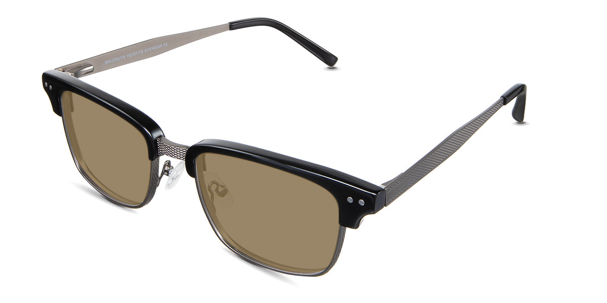 Stylish Brad Men's Prescription Sunglasses - UV Protection Polarized Lenses for Driving, Fishing & Outdoor Activities