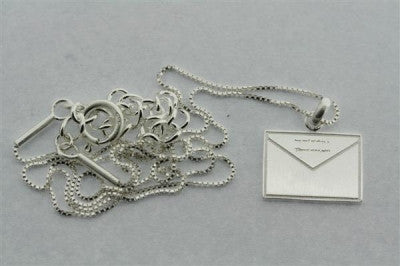 Little Envelope Necklace - Dainty Gold Pendant Jewelry for Women - Perfect for Everyday Wear, Gifts & Special Occasions