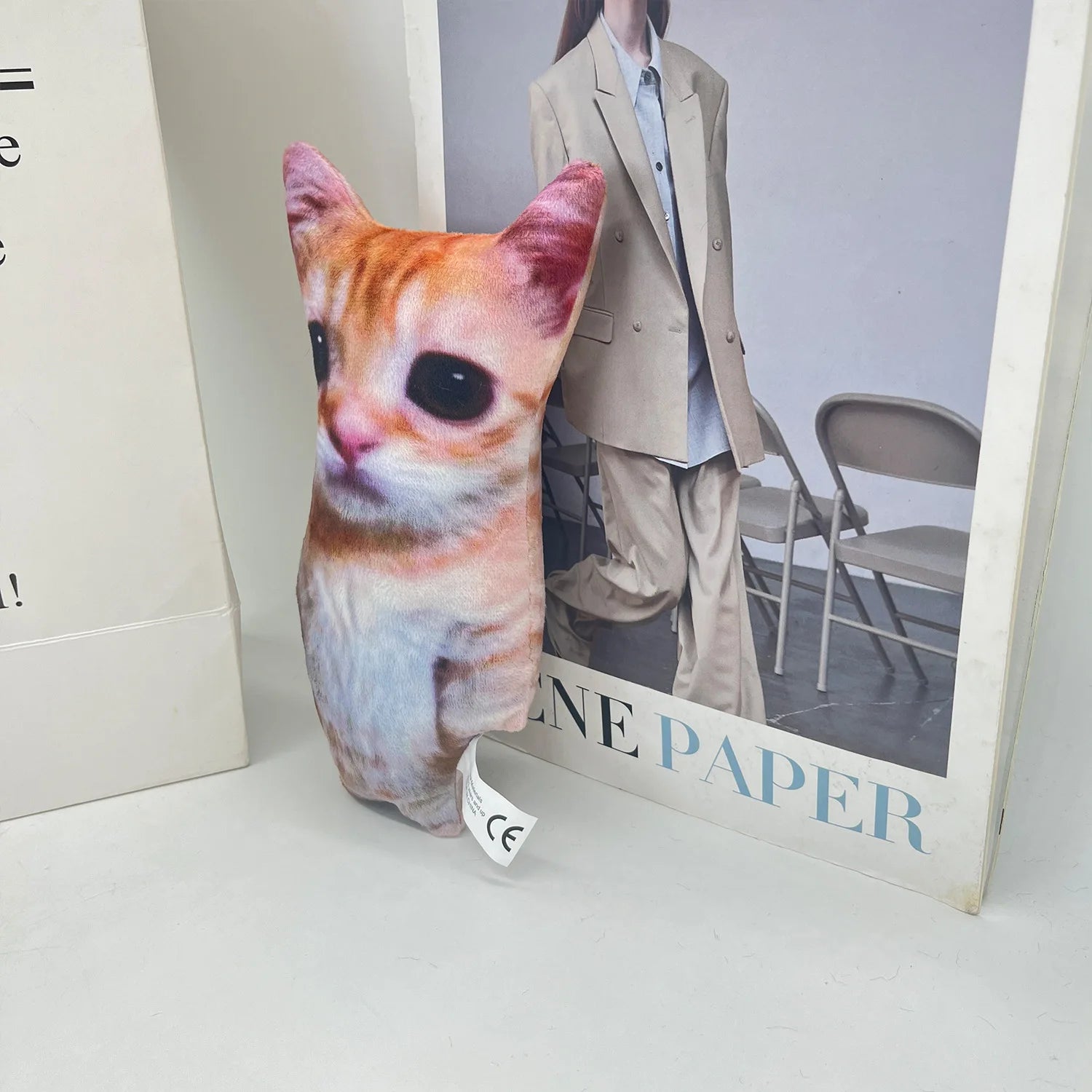 Viral Meme Cat Plush Toy - 21CM Soft Stuffed Animal for Kids, Gifts & Home Decor | Perfect for Cuddling, Collecting & Social Media Photos