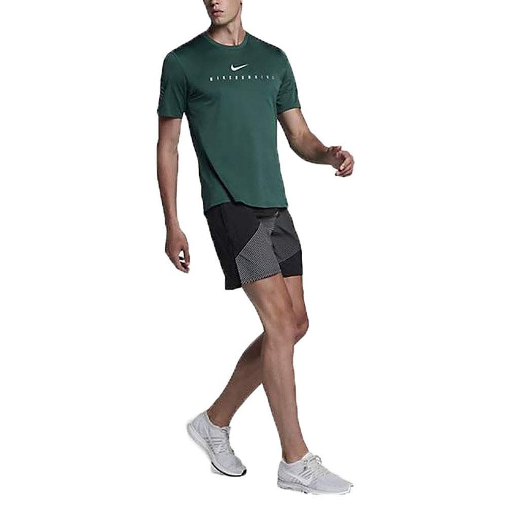 Nike Men's Fitness Workout T-Shirt - Breathable Quick-Dry Athletic Shirt for Gym, Running & Training | Lightweight Moisture-Wicking Activewear Top for Workouts & Sports