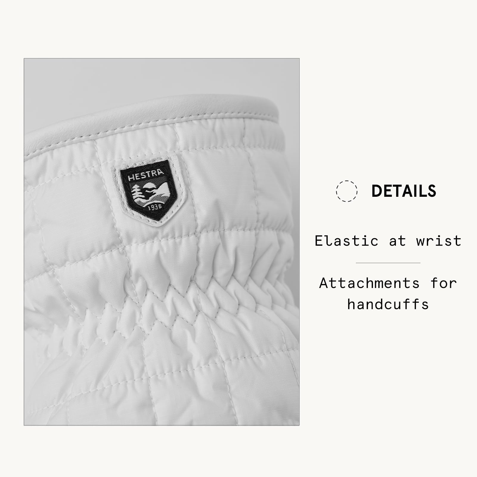 Hestra Moon Light Windproof Insulated Mittens for Men & Women - Warm Winter Gloves for Alpine Skiing, Snowboarding, Cross Country Ski & Snowshoeing - Perfect for Cold Weather Outdoor Activities