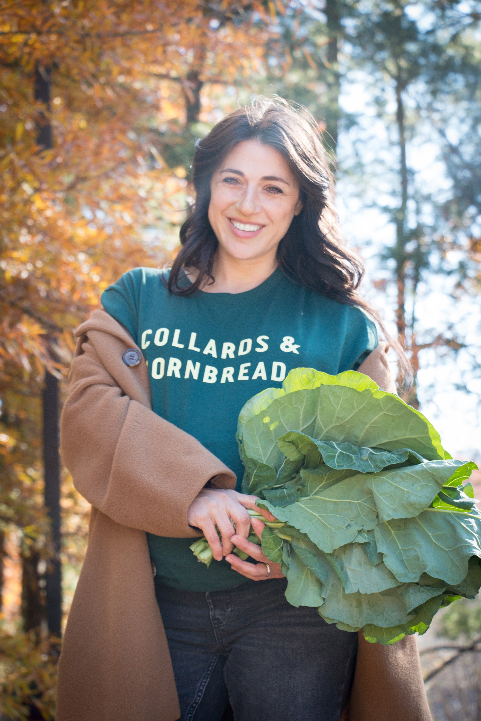 Stylish Collards & Cornbread Graphic T-Shirt for Men & Women - Comfortable Cotton Tee for Casual Wear, Southern Food Lovers, and Everyday Outfits