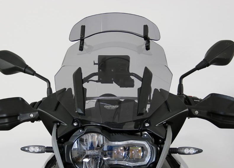 BMW R1250GS R1250GSA R1200GS WC R1200GSA WC Vario Touring Screen Windshield - Universal Motorcycle Windshield for Adventure Touring & Long Distance Riding