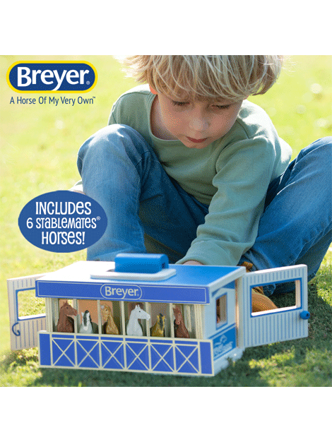 Breyer Farm Horse Carry Case - Durable Storage & Travel Carrier for Model Horses | Perfect for Play, Collecting & Transporting to Shows