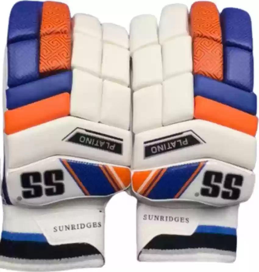 Premium SS Platino Color Adult Cricket Batting Gloves - Lightweight & Durable Protection for Cricket Players | Perfect for Practice & Matches