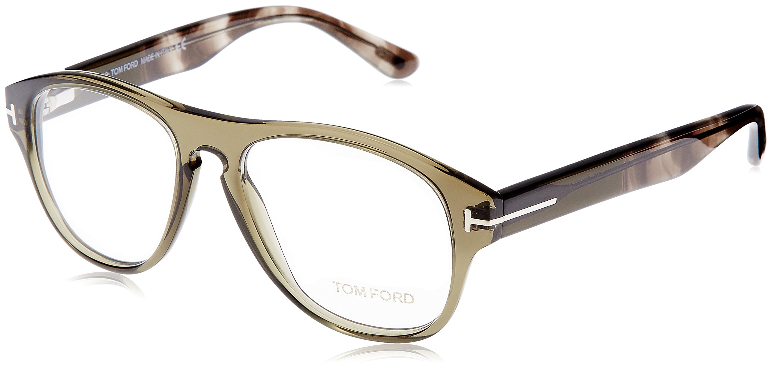 Tom Ford FT 5198/V 096 Olive Green Aviator Sunglasses - Premium Polarized Lenses for UV Protection - Perfect for Driving, Travel & Outdoor Activities