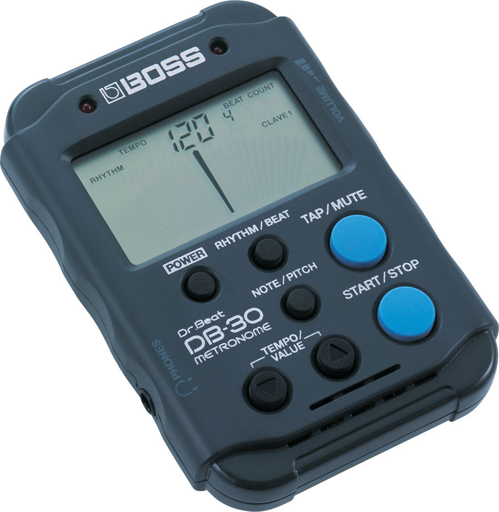 Boss DB-30 Digital Metronome for Musicians - Perfect for Guitar, Piano, Drum Practice & Studio Recording