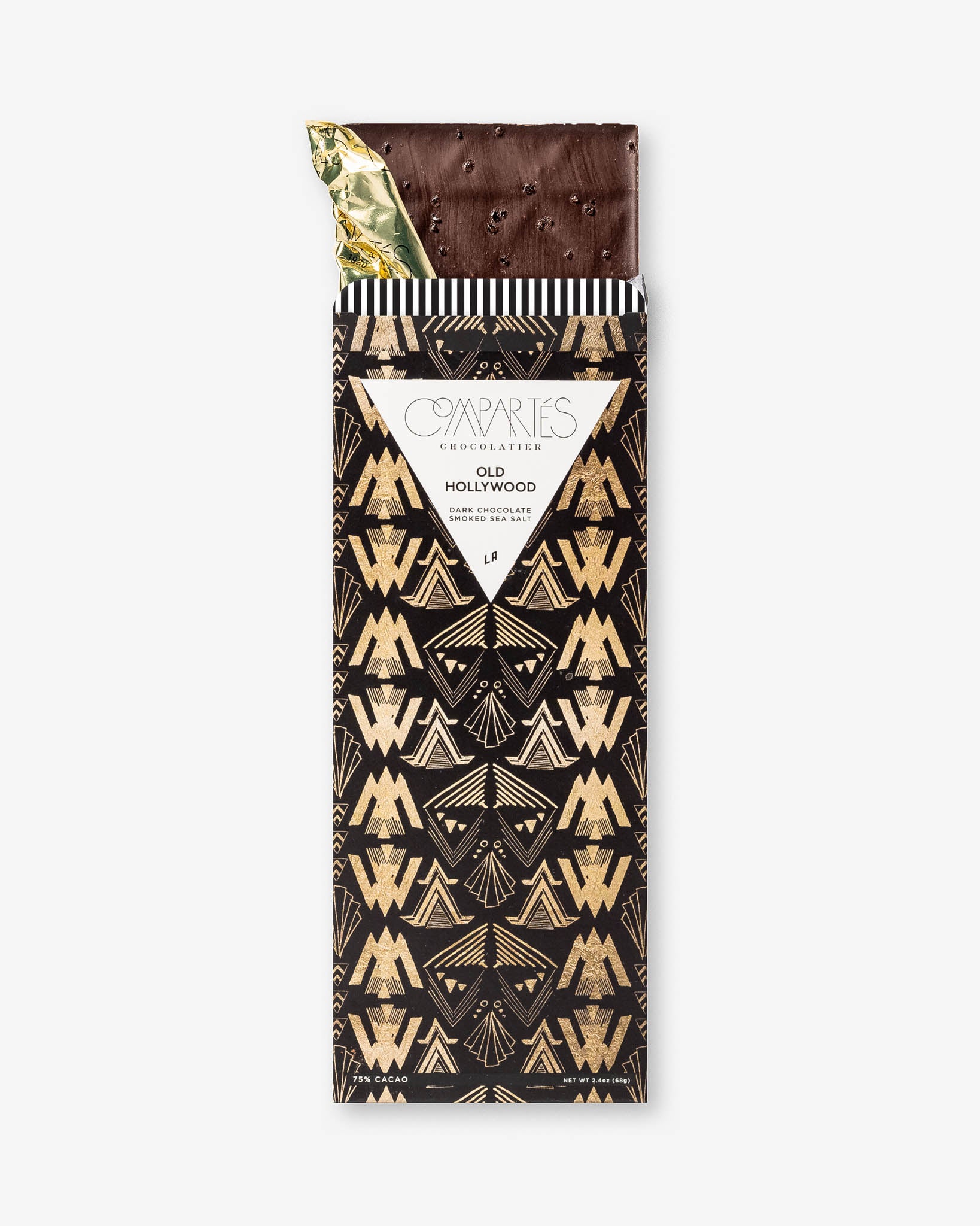 Premium Smoked Sea Salt Dark Chocolate Bar - 70% Cocoa Rich Flavor, Gourmet Artisan Candy for Gifts, Baking & Healthy Snacking