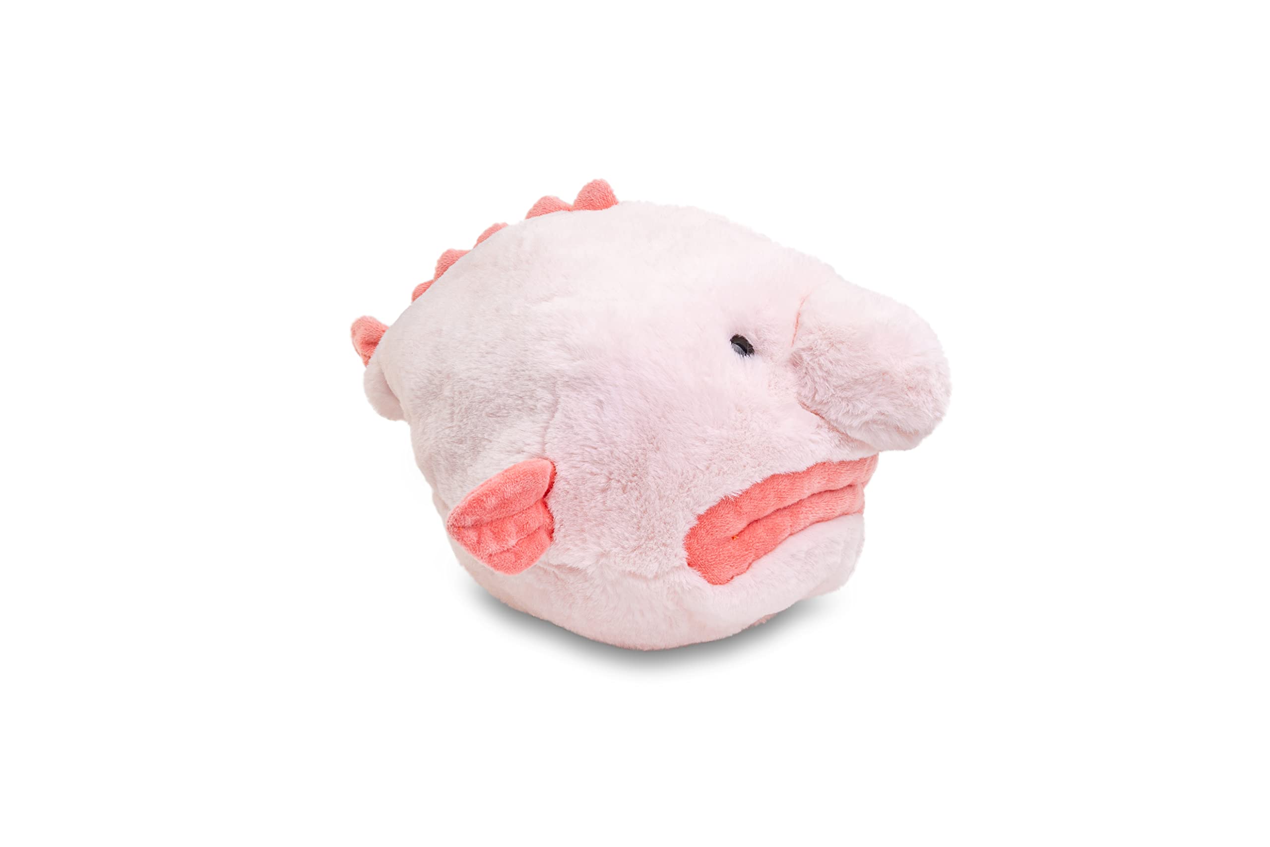 Uni-Toys Reversible Blobfish Plush Toy - 29 cm Stuffed Fish Flip Doll - Cute Pink, Light Pink & Black Soft Toy for Kids | Perfect Gift for Birthdays, Cuddling & Collectors