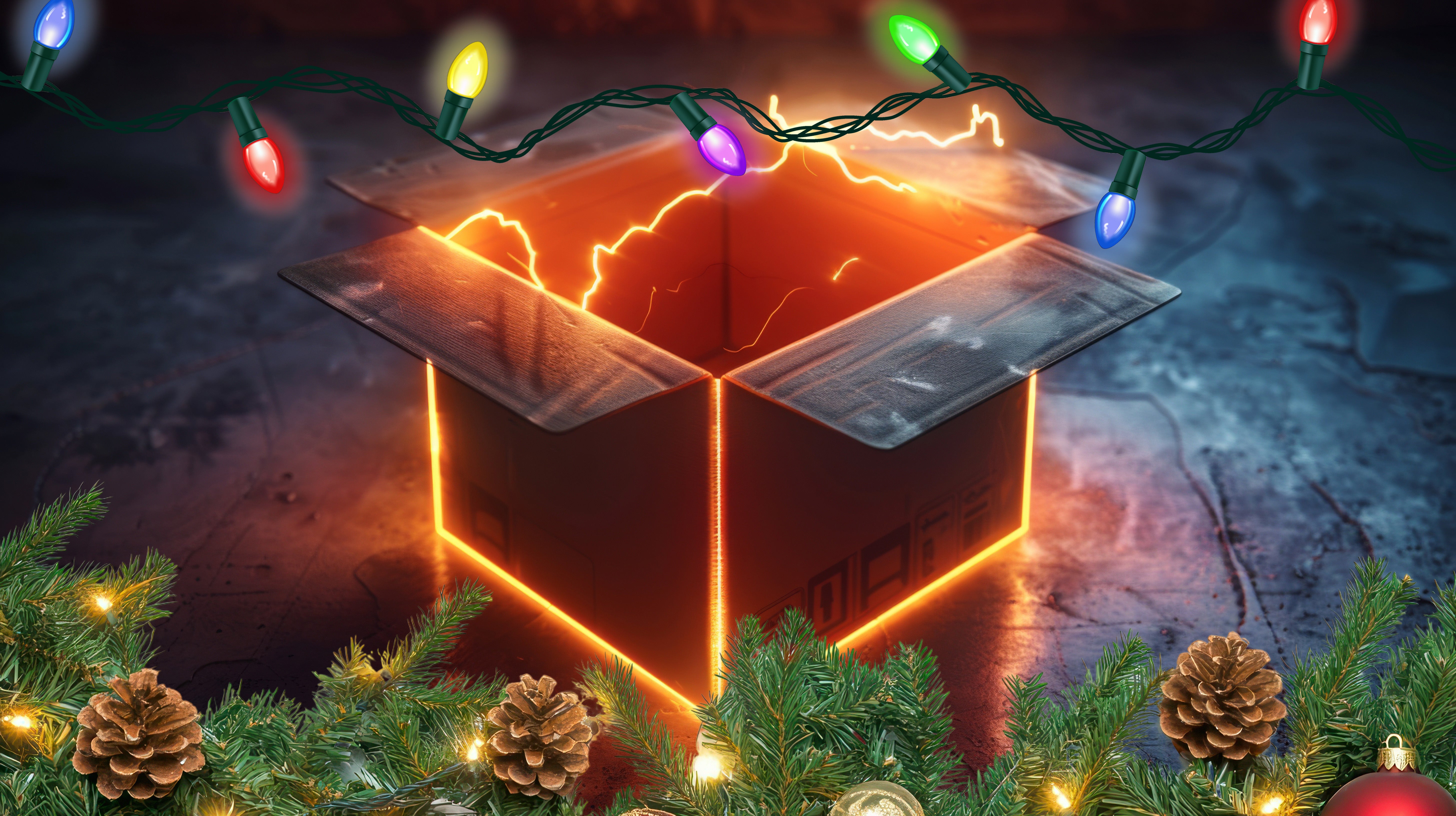 Santa Mystery Box - Christmas Surprise Gift Box for Kids & Adults - Perfect for Holiday Parties, Stocking Stuffers & Secret Santa Exchanges