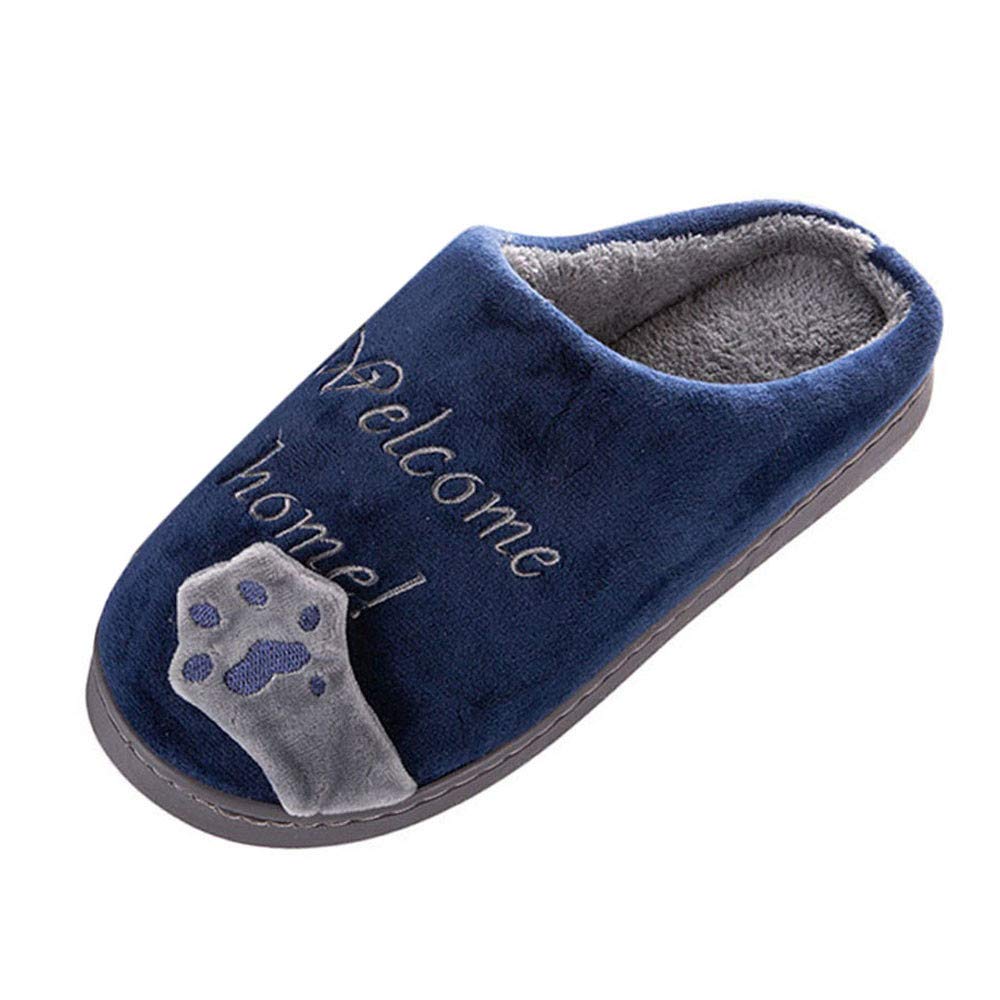 Men's Thick Beach Sandals - Fashionable Non-Slip Winter Slippers for Indoor Home Use | Warm Cartoon Cat Design House Shoes for Comfortable Walking & Relaxing at Home, Bedroom or Vacation
