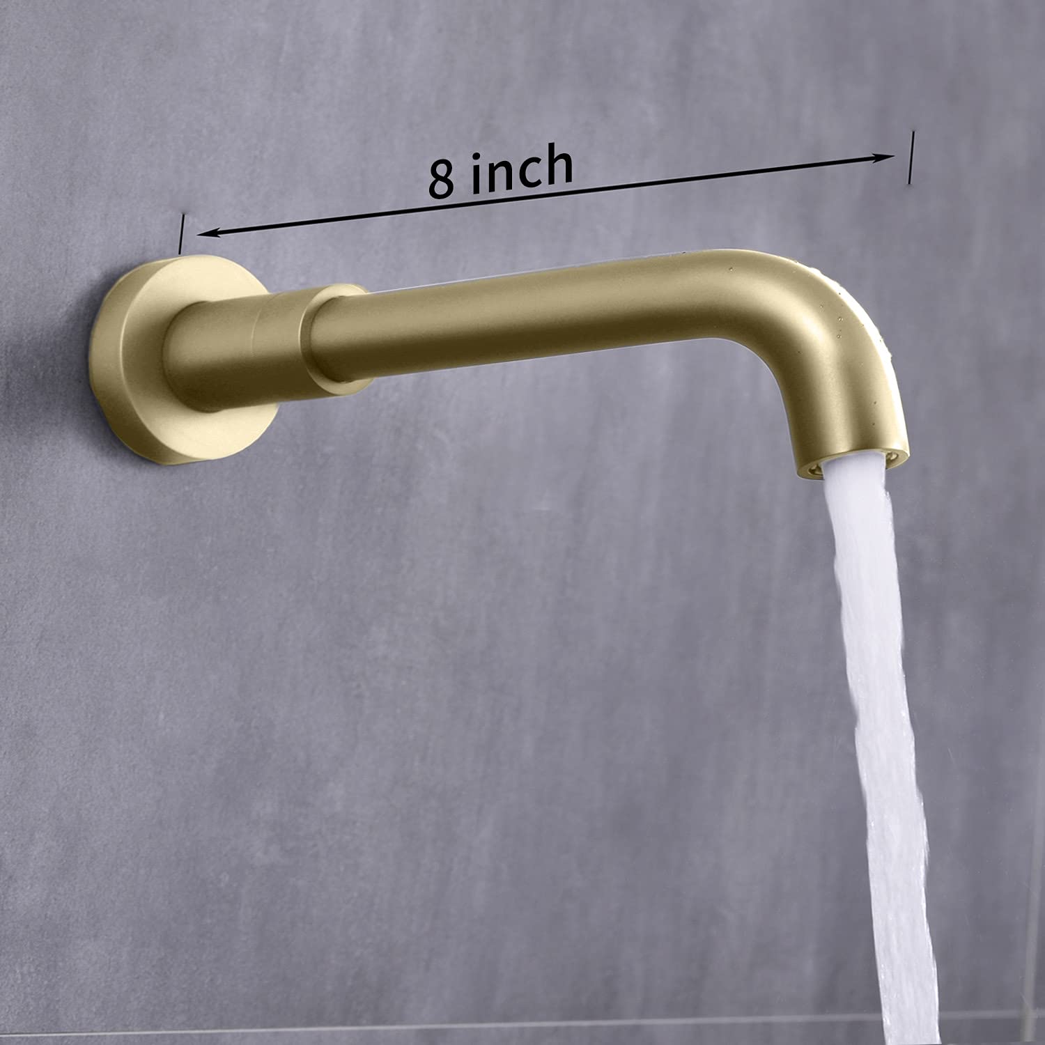 Premium Rzoeox Brushed Gold Bathroom Shower Faucet System - 10