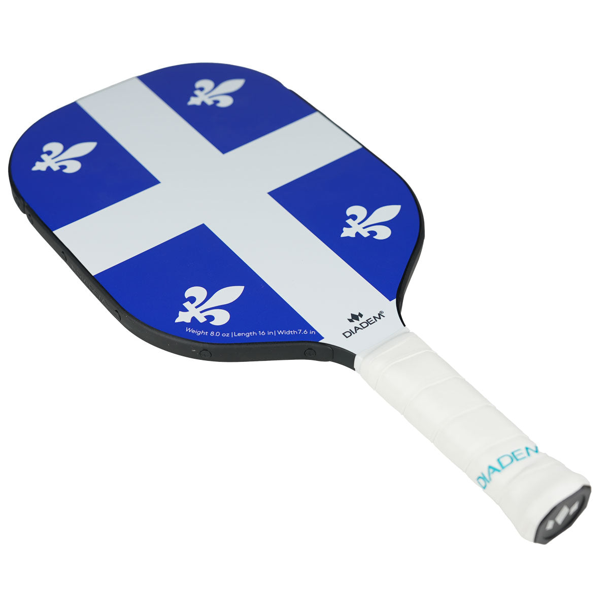 Diadem Icon V1 Quebec Flag Pickleball Paddle - Premium Demo Rental (17) for Tournament & Recreational Play