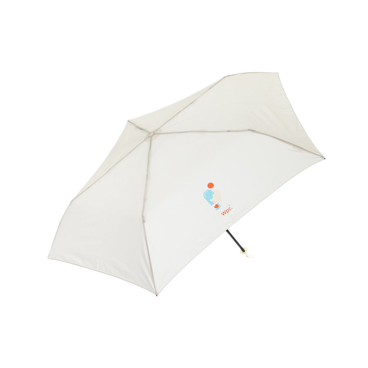 W.P.C. Al Sunny Rainy 115G Mini Beige Compact Umbrella (120g) - Perfect for Travel, Commuting & Outdoor Activities