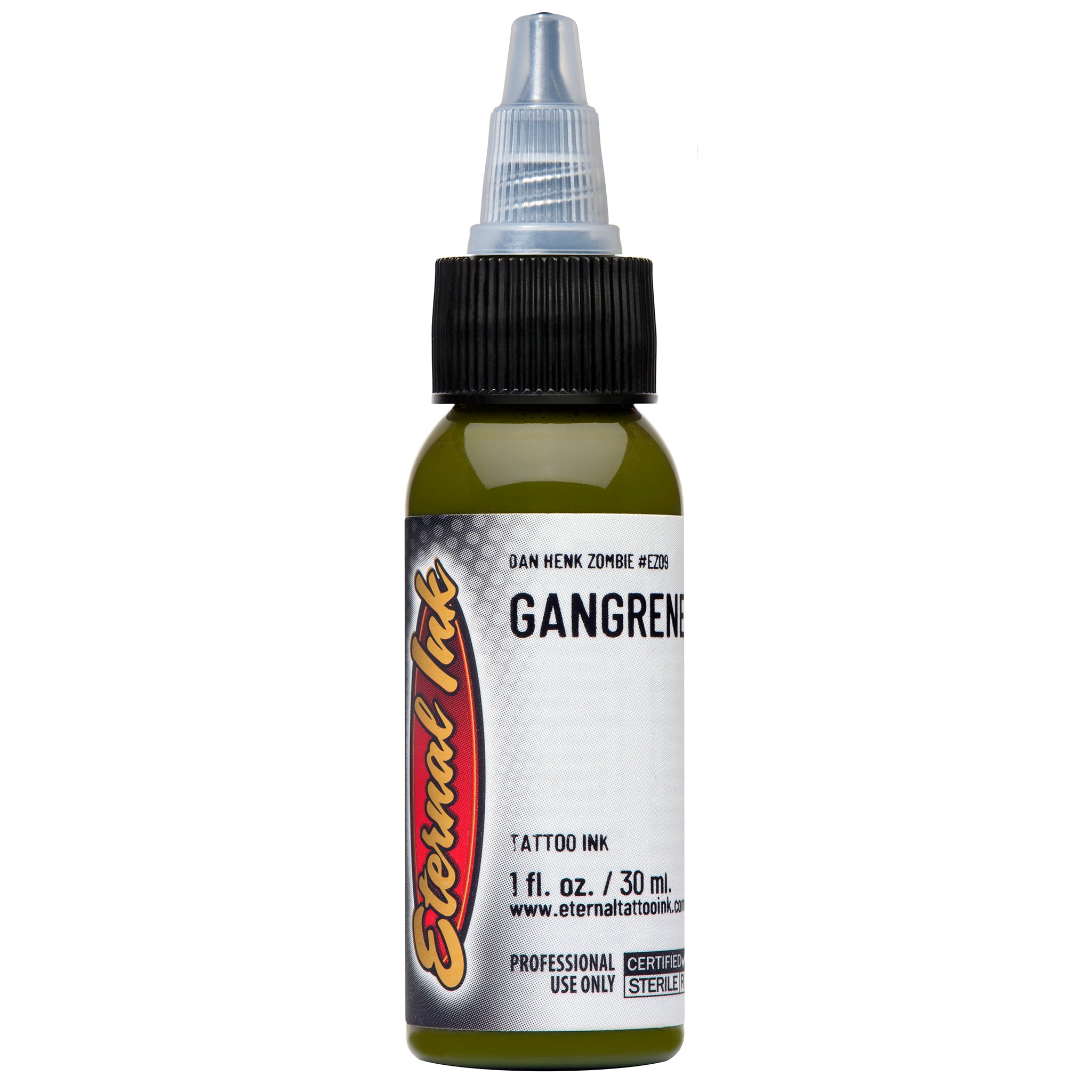 Eternal Zombie Colours Gangrene Ink 1oz - Professional Tattoo Ink for Horror & Halloween Art - Perfect for Tattoo Artists, Horror Fans & Special FX Makeup