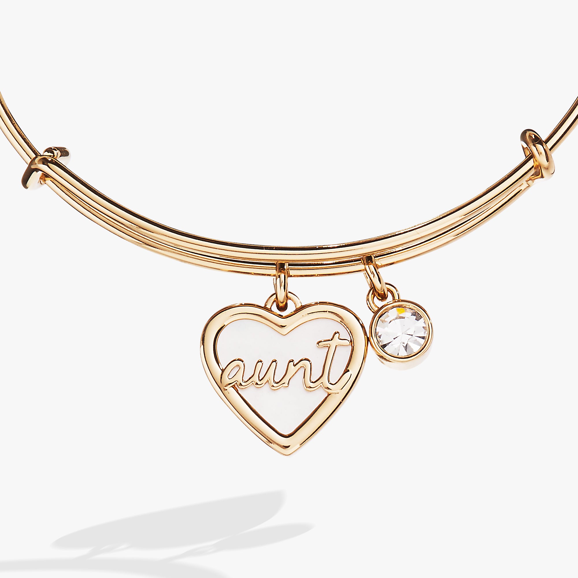 Elegant Aunt Mother of Pearl Bangle Bracelet - Perfect for Weddings, Parties & Special Occasions