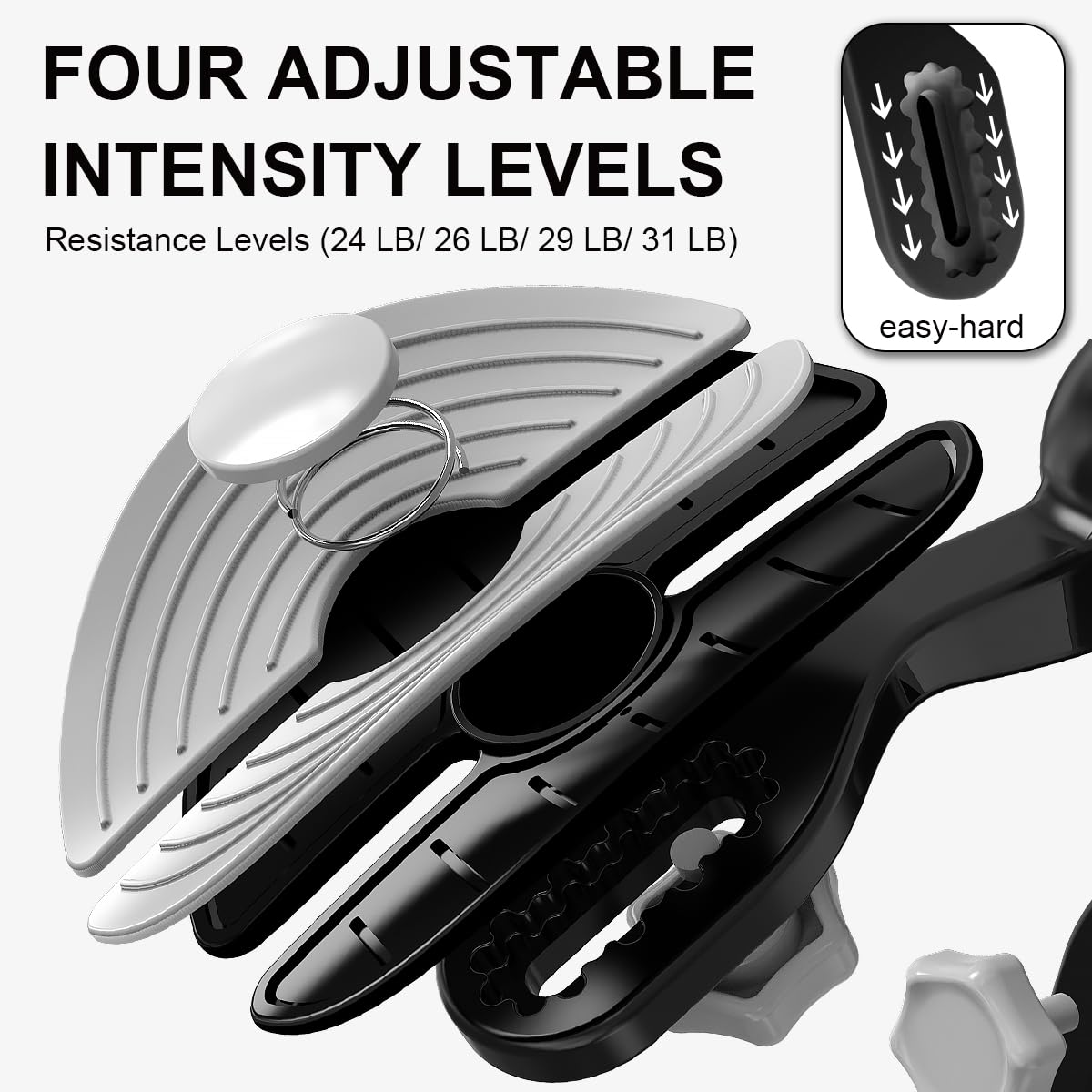 Thigh Master - Rechargeable Inner Thigh Exerciser with Counter | Adjustable 4-Level Resistance for Pelvic Floor, Kegel, Butt, Arm & Leg Workouts | Perfect for Home Gym, Postpartum Recovery & Fitness Training